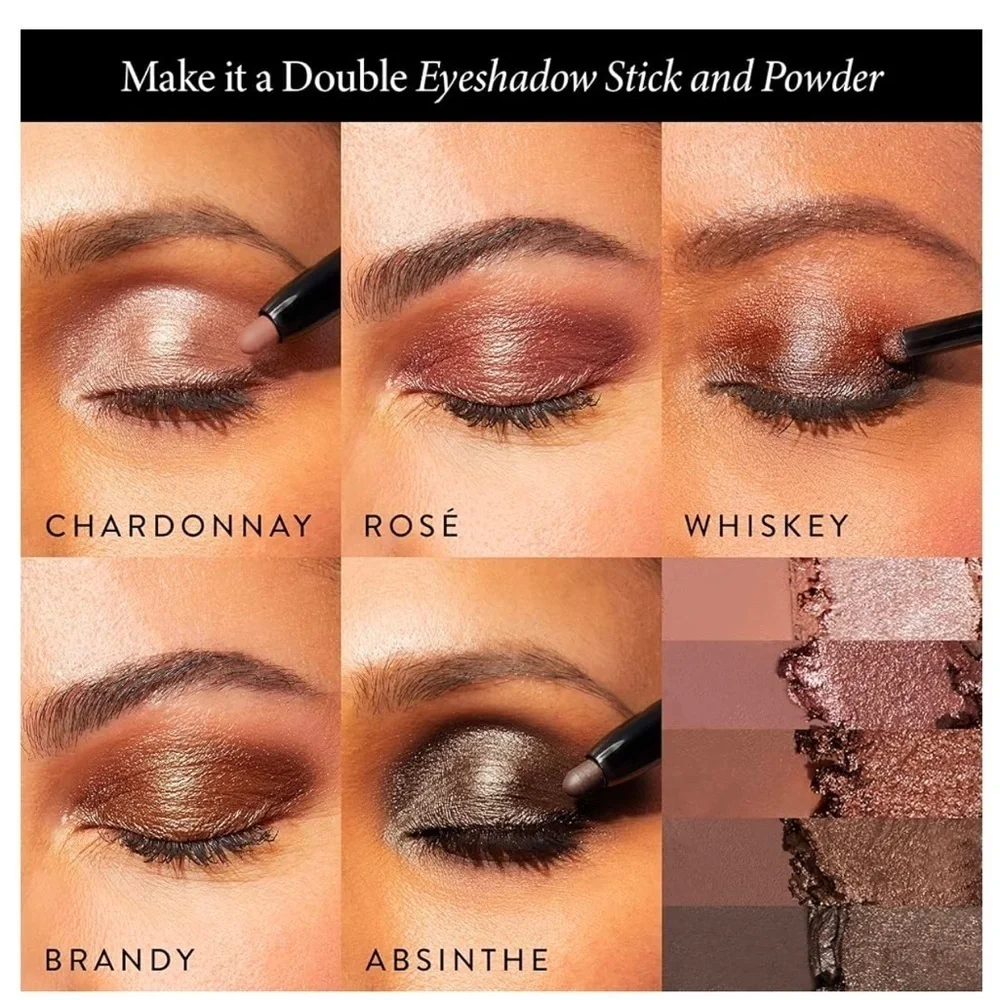 Laura Geller Make It Double Eyeshadowdow Sticker & Powder Shade Absinthe
